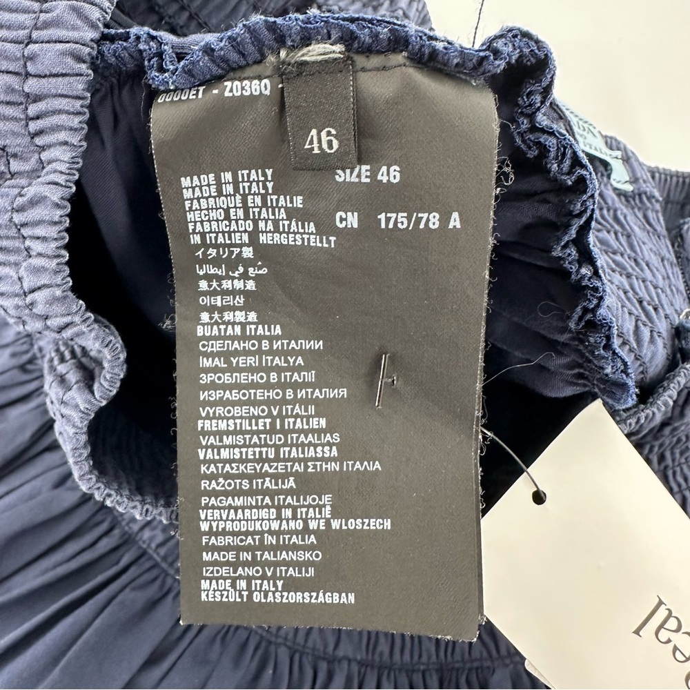 Prada Blue Cotton Skirt - Picture 6 of 12